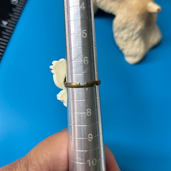 🖤New💕Hello Kitty black ribbon handcrafted ring - Picture 8 of 8